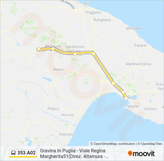 353.A02 Bus Line Map