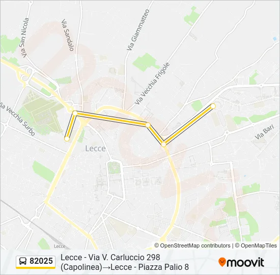 82025 Bus Line Map