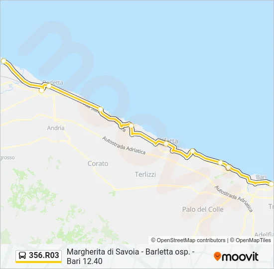 356.R03 Bus Line Map