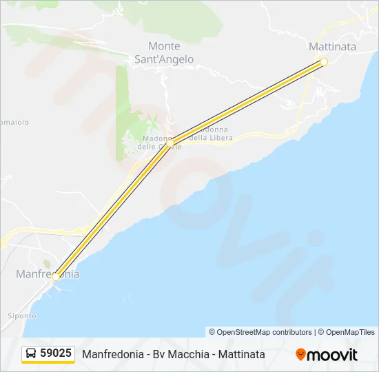 59025 Bus Line Map