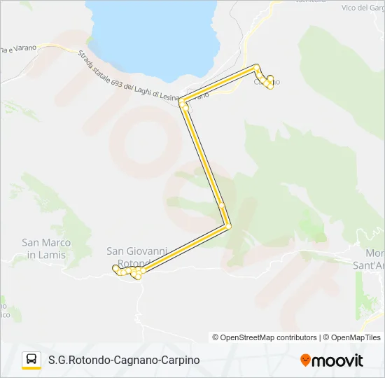 734-1R.1 Bus Line Map