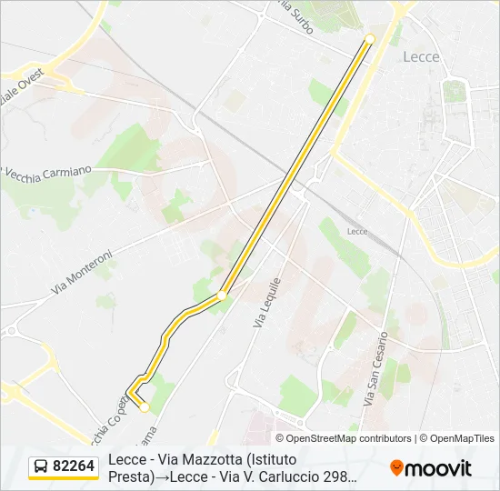 82264 Bus Line Map