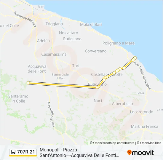 707R.21 Bus Line Map