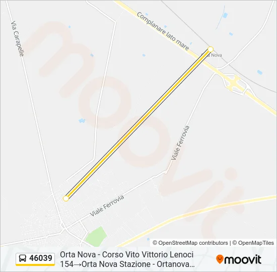 46039 Bus Line Map