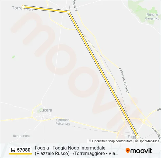 57080 Bus Line Map