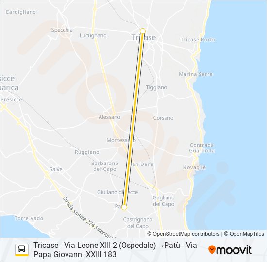 2134BS - 2 bus Line Map