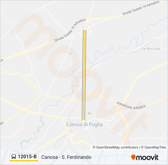 12015-B Bus Line Map