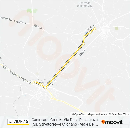 707R.15 Bus Line Map