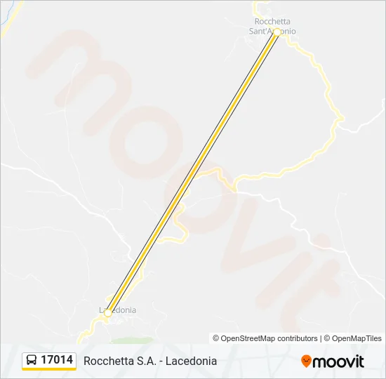17014 Bus Line Map