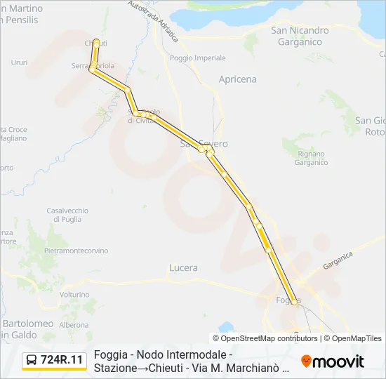 724R.11 Bus Line Map