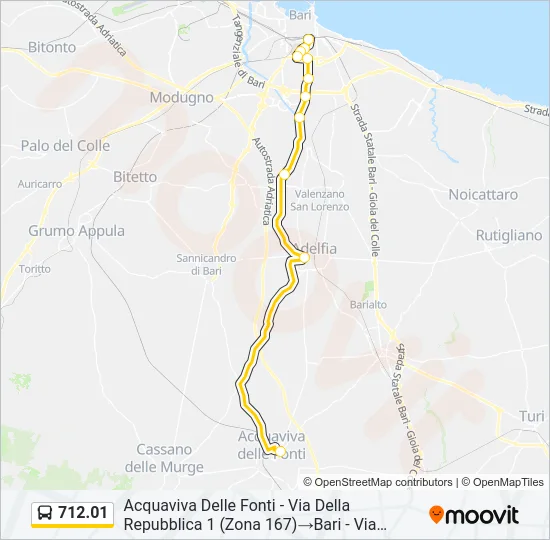 712.01 Bus Line Map
