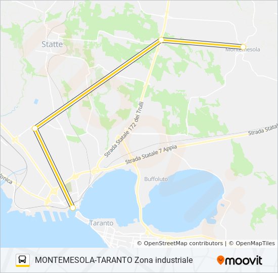 23.1801A bus Line Map