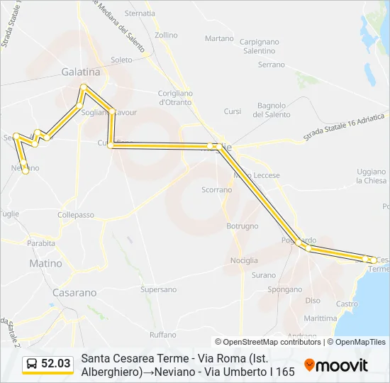 52.03 Bus Line Map