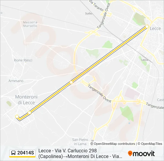 20414S Bus Line Map
