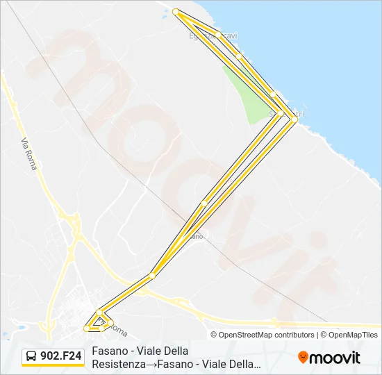 902.F24 Bus Line Map