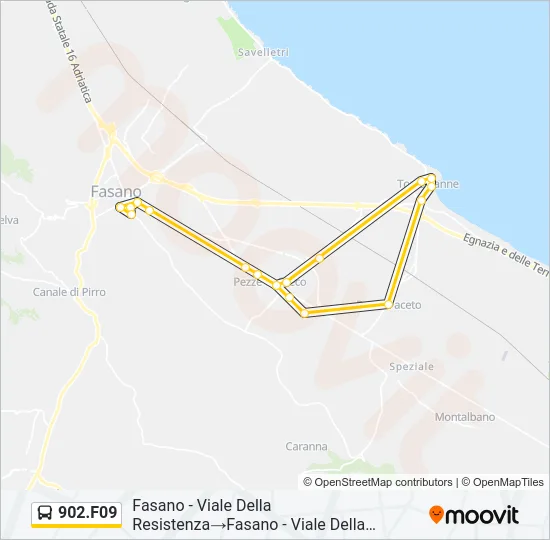 902.F09 Bus Line Map