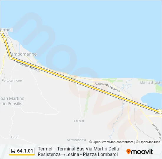 64.1.01 Bus Line Map