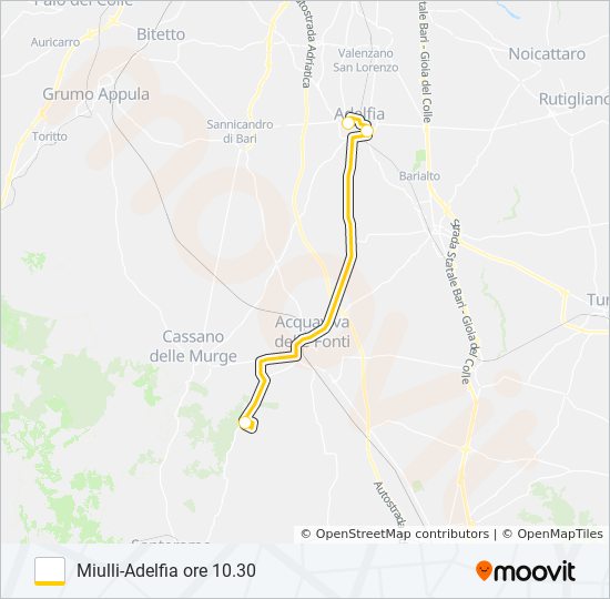 704R.AM.02 bus Line Map