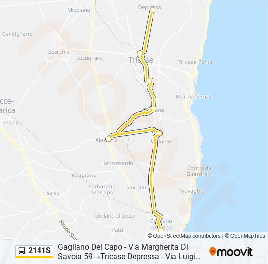 2141S bus Line Map