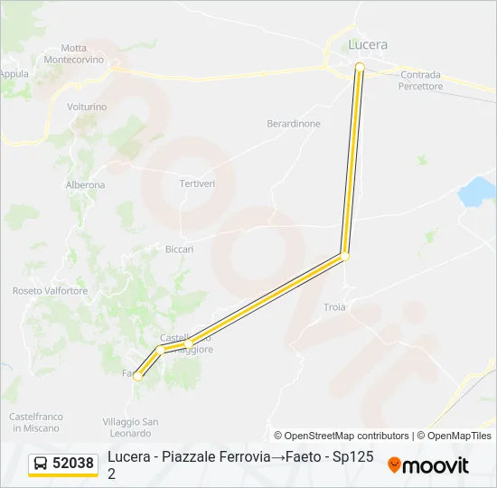 52038 Bus Line Map