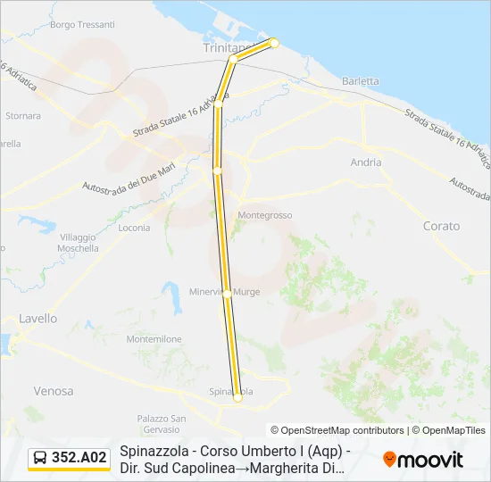 352.A02 Bus Line Map