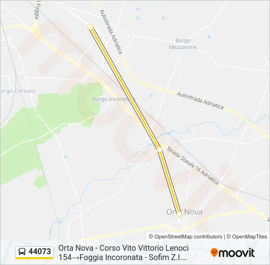 44073 Bus Line Map