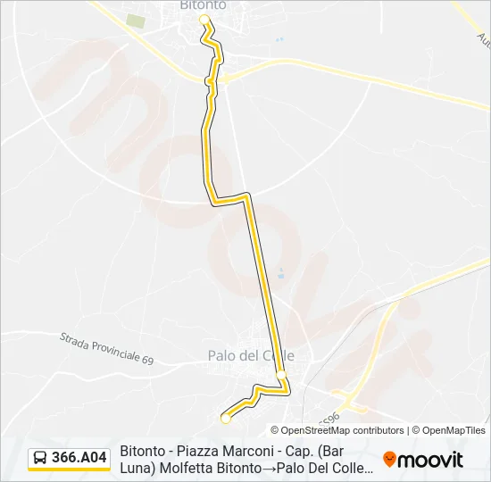 366.A04 Bus Line Map