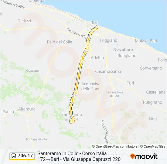 706.17 Bus Line Map
