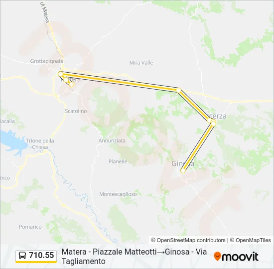 710.55 Bus Line Map