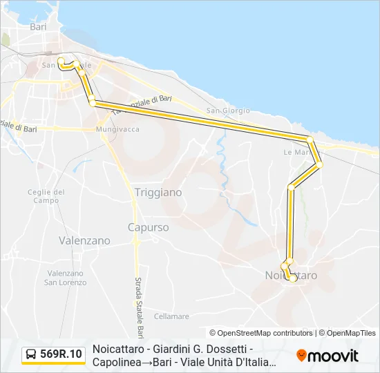 569R.10 Bus Line Map