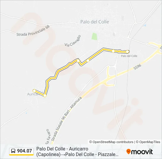 904.07 Bus Line Map