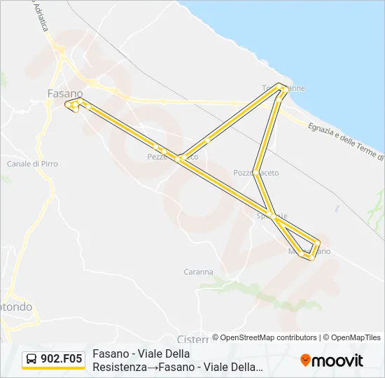 902.F05 Bus Line Map
