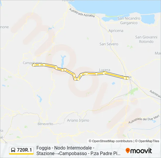 720R.1 Bus Line Map