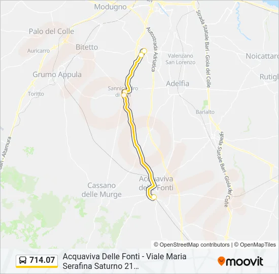 714.07 Bus Line Map