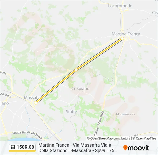 150R.08 Bus Line Map