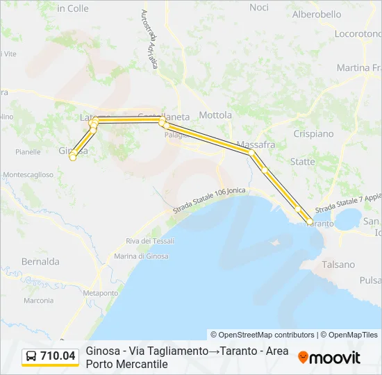 710.04 Bus Line Map