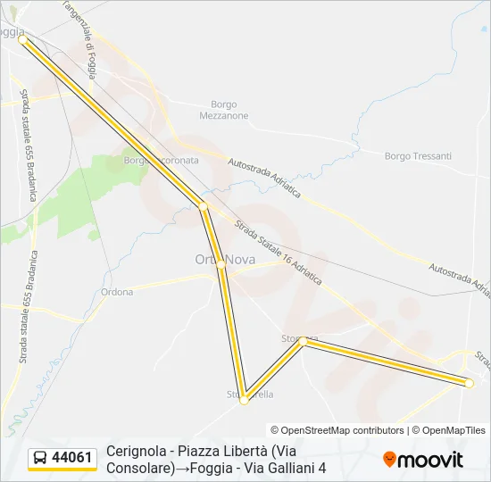 44061 Bus Line Map