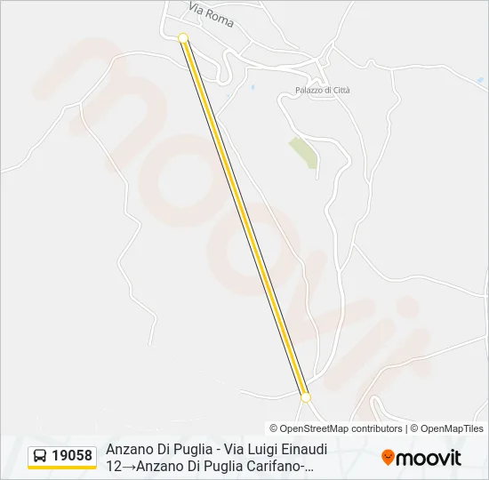 19058 Bus Line Map