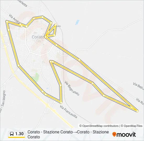 1.30 Bus Line Map
