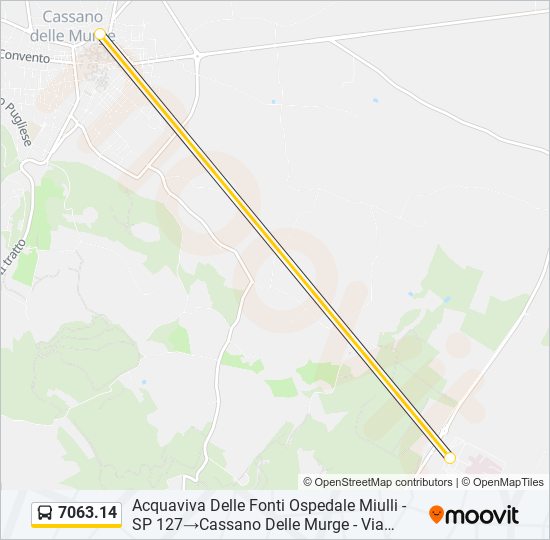 7063.14 bus Line Map