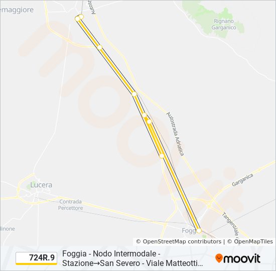 724R.9 bus Line Map