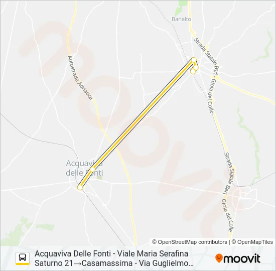 SCOL 6-C Bus Line Map