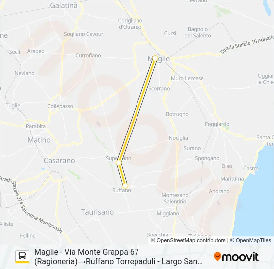 20112A - 1 Bus Line Map