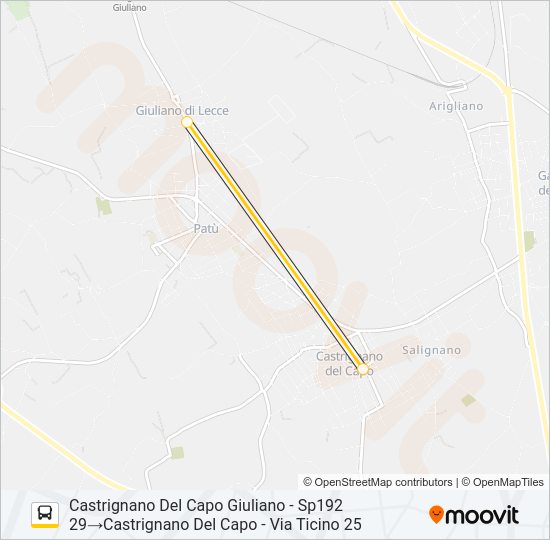 2134B - 2 Bus Line Map