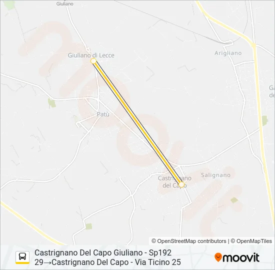 2134B - 2 Bus Line Map
