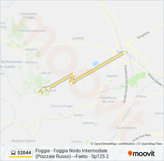 52044 Bus Line Map