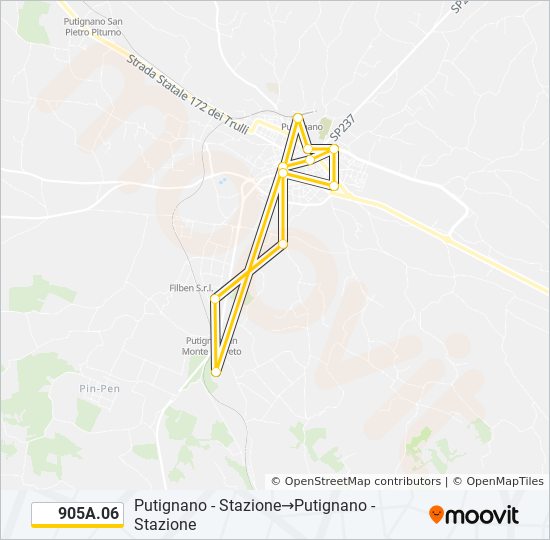 905A.06 bus Line Map