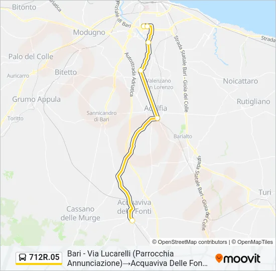 712R.05 Bus Line Map