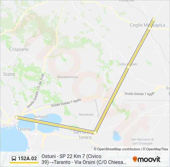 152A.02 Bus Line Map
