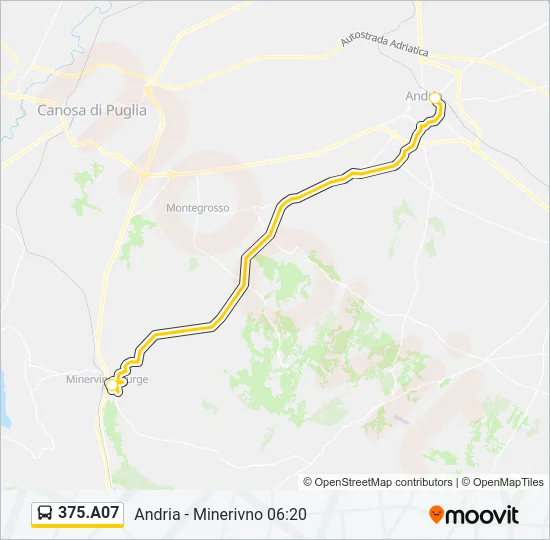 375.A07 Bus Line Map
